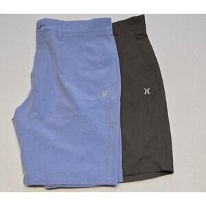 Hurley Mens Hybrid Shorts 36 Blue Everyday Active Bundle Lot of 2